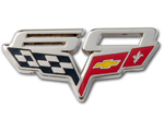 Значёк "Corvette 60th" хром
